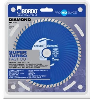 BORDO SUPER TURBO DIAMOND SAW-BLUE- 103MM